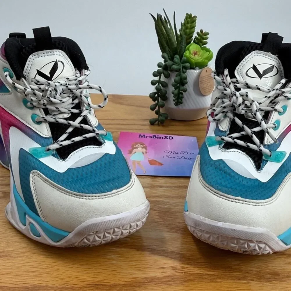Vitike This is Me Basketball Shoes Kids' air cushion, size 37 EU size 5 US video